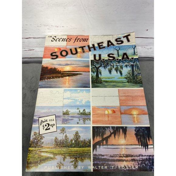 Scenes From The Southeast U.S.A. By Carsten Jantzen Published Walter Foster Book - Picture 4 of 8